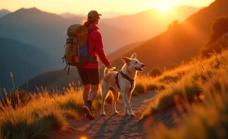 Hiking with dogs