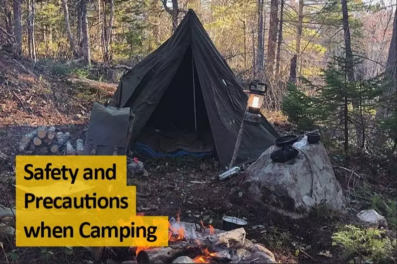 Camping safety precautions